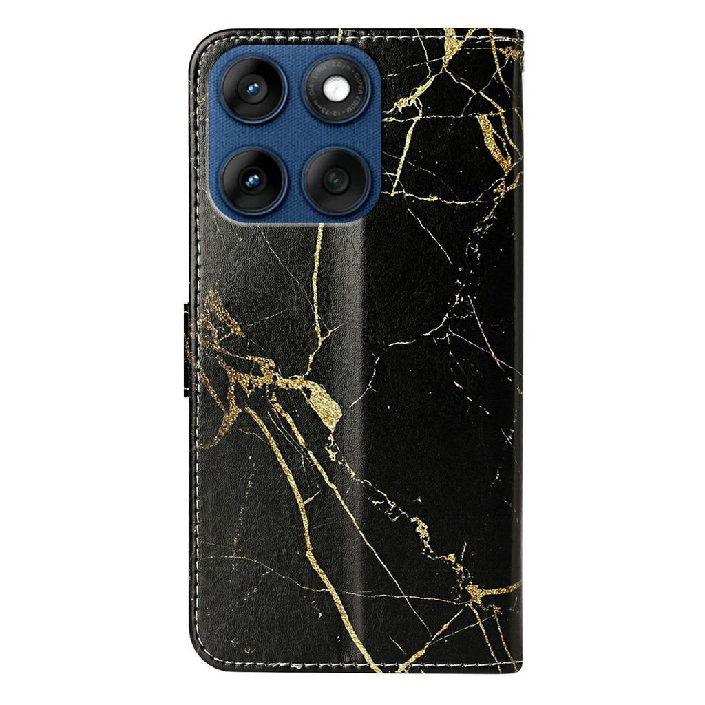 Чехол-книжка со подставкой для Motorola Edge 60 5G/60s 5G/60 Fusion 5G, с рисунком под мрамор, флип-кошелек из кожи, чехол для телефона