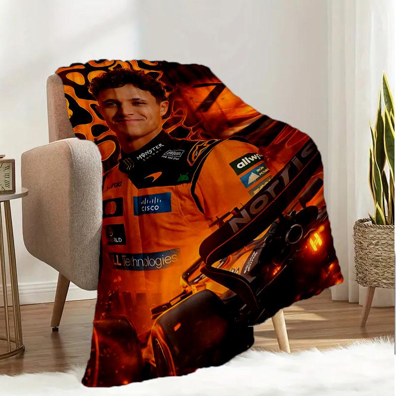 Racing Driver Lando Blanket Lightweight Ideal Bedding Blanket Perfect for Travel, Camping, Living Rooms, Offices, Sofas, Fan Christmas gift