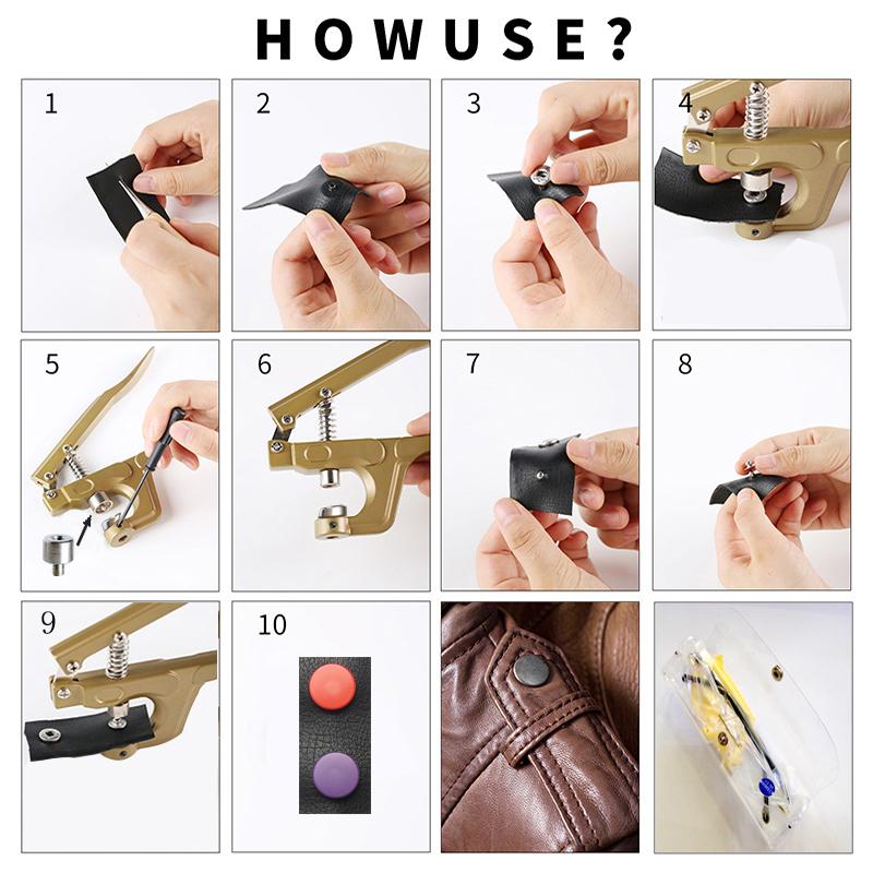 12.5/15Mm Metal Buttons Leather Snap Fasteners Round Duty Sewing Accessories Color Button For Clothes Jackets Bags Leathercrafts