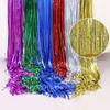 1M 2M 3M 4M Christmas Party Backdrop Curtains Rainbow Laser Metallic Rain Foil Fringe Tinsel Curtain Wedding Birthday Decoracion