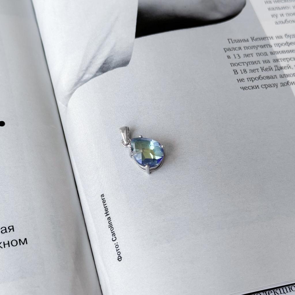 Silver Pendant with Mystic Topaz 3.175ct (2158004)