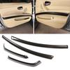 Для BMW 3 серии E90 2005 2006 2007 2008 2009 2010 2011 2012 Текстура углеродного волокна Внутренняя отделка подлокотника двери Боковые полосы