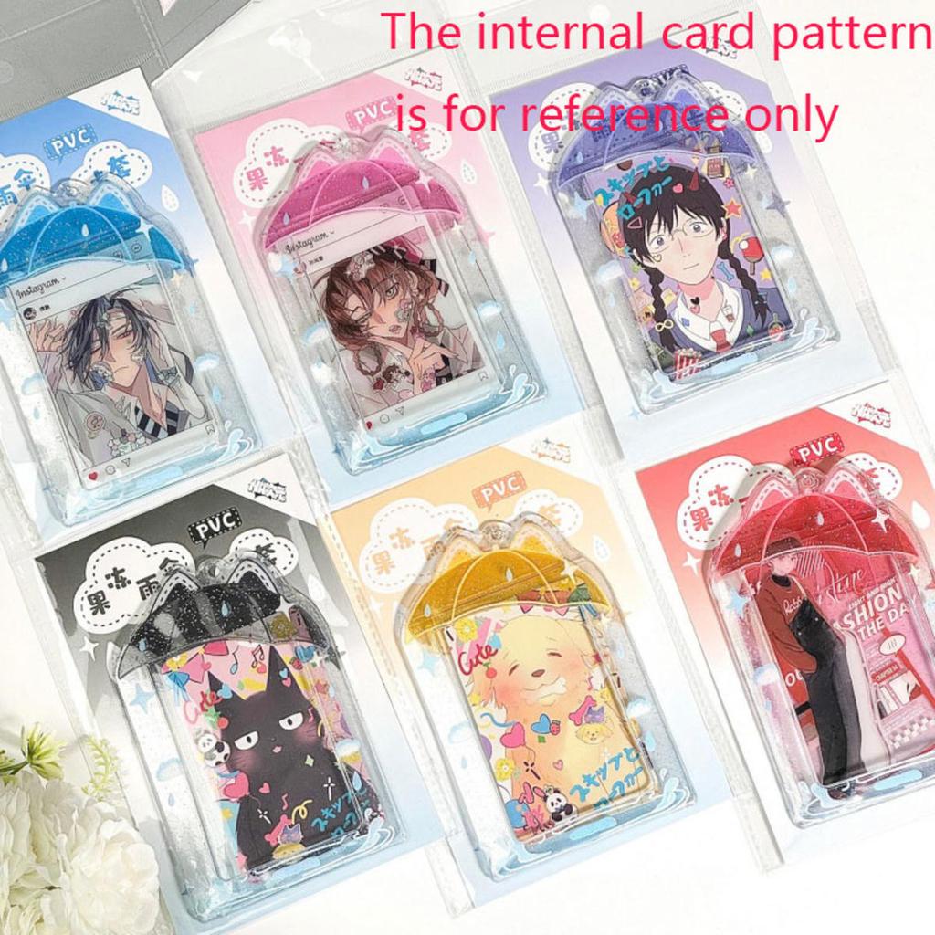 3-дюймовый держатель для фотокарточек с брелоком, рукава для фотокарточек, держатель для ID-бейджа, протектор для карт, мини-альбом