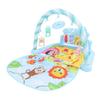 Спортивный детский игровой коврик пианино музыкальный раннее образование ползание сенсорный спортивный коврик пианино для младенцев синий
