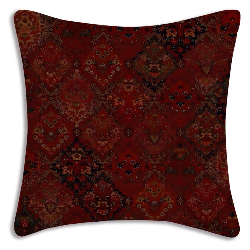 Роскошные персидские R-Ковры Наволочки Мультяшные Декоративные для Дивана Домашние Двусторонние Печать Короткий Плюш Милая Наволочка