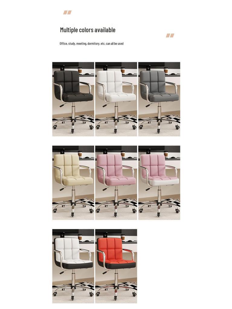 Adjustable Ergonomic Office Chair for Long Sitting – Ideal for Bedroom, Study, and Dressing Table.