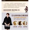 Накидка из искусственного меха Свадебная куртка 3/4 рукава Короткая Женская Белый/Черный S-XXL