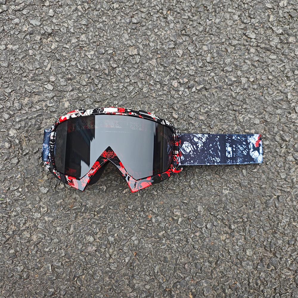 2025 Мотоциклетные лыжные очки Очки для езды на велосипеде Персонализированные печатные лыжные очки Ветрозащитный вентилируемый антибликовый очки