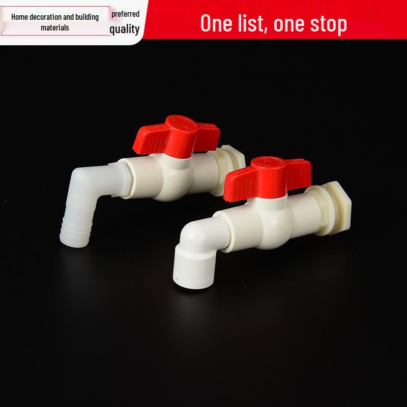 Пластиковый бак для хранения воды, кран и аксессуары для клапана