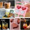 Heart Shaped Ice Cube Tray Mold for Freezer, Easy Release Heart Molds for Cocktails, Whiskey, Drinkings, Silicone Molds for Chocolate, Candy, Soap