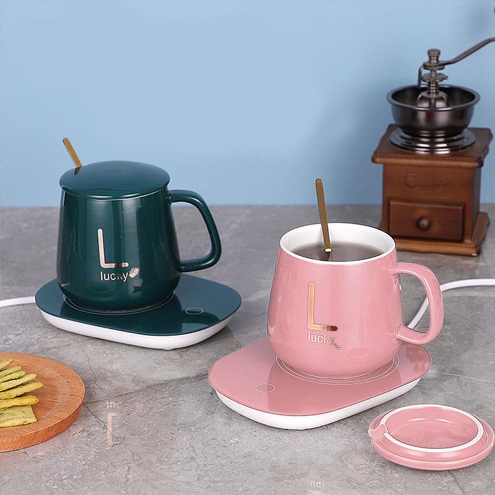 Tempering Glass Heater Cup Warmer Energy Saving Gravity Sensor