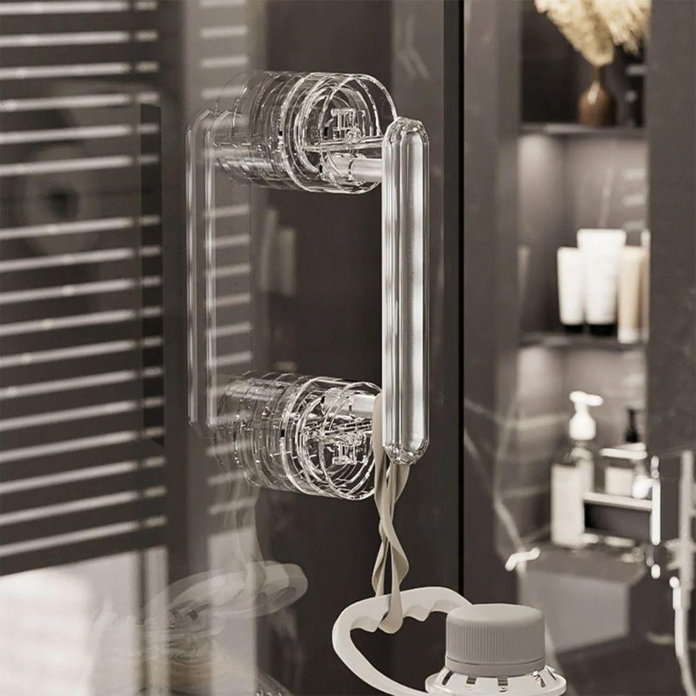 No Drilling Suction Cup Door Handle Anti-slip Glass Door Handrail Sliding Door Handle Bathtub