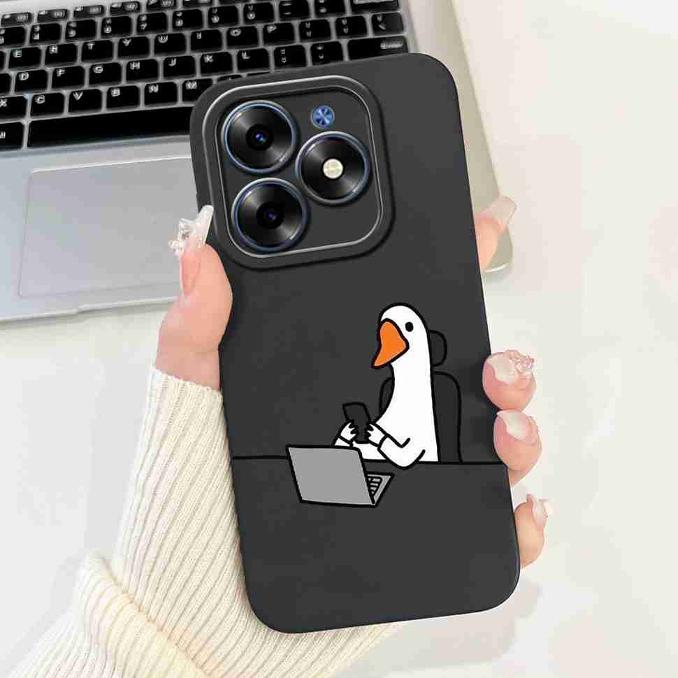 Silicone Casing For Tecno Spark Go 2024 BG6 Cases Soft Shell New Fashion Animal Phone Cover For Tecno SparkGo 2024 Bumper