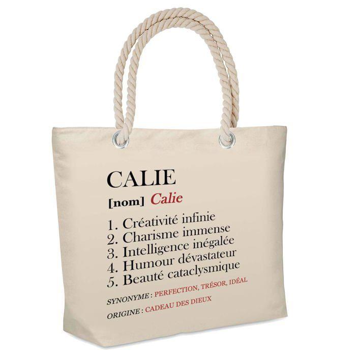 Sac isotherme Calie Définition | Glacière Souple Cadeau Femme Fête des Mères Anniversaire Mamie Noël Lunch Bag pour Travail Plage
