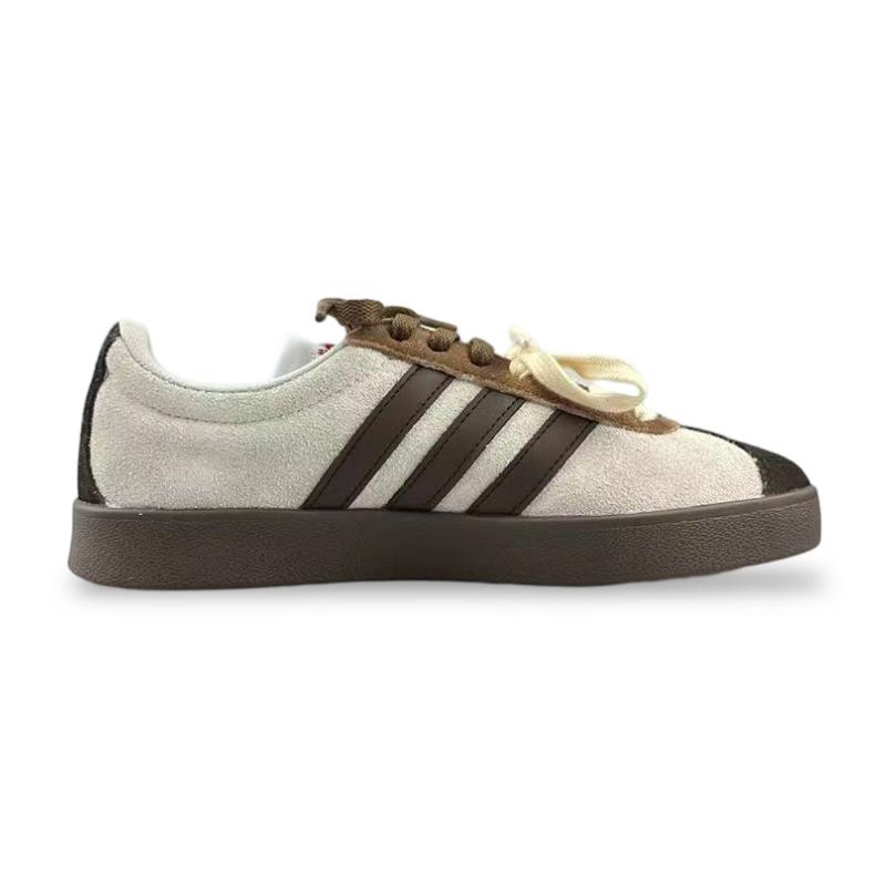 adidas VL COURT 2.0 Износостойкие Низкие Кроссовки Армии Германии Женские Бежевые JS3003(Команда1395-)