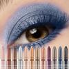 Металлические перламутровые тени для век в карандаше Shimmer Blue Eyeshadow Cream Brighten Highlighter Eyeshadow Pen Waterproof Eyeliner Makeup