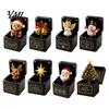Kreative Weihnachtsstrumpffüller 3D-gedruckte Pop-Up-Zauberkiste mit Feder mechanismus, Weihnachts-Elemente/Engel/Stern Interaktive Ornamente, Festlich