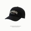 Vintage washed old embroidered cap trendy curved brim baseball hat sunshade soft top American cap