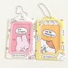 Korea 3 Inch Photocard Holder Kpop Card Keychain Pendant Idol Card Holder Bus Bank Id Card Cover Student Supplies
