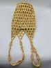 2025 New Design Summer Handmade Lady Wooden Bead Woven Tote Bag Hollow-out Shoulder Bag Travel Beach Underarm Bucket Bag Handbag