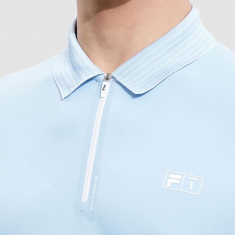 Fila Поло с коротким рукавом Striped Golf Elite Мужские топы Темно-синий A11M335108F-LB