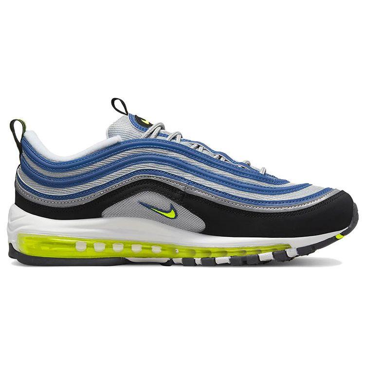 Nike Air Max 97 OG Atlantic Blue Мужские кроссовки Напряжение-Желтый металлик-Серебристый Черный DM0028-400