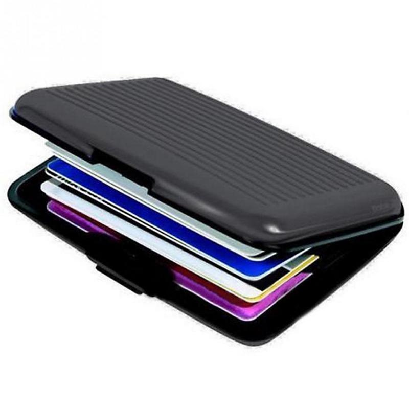 Wallet Credit Card Holder Aluminum Case Protect Scanning