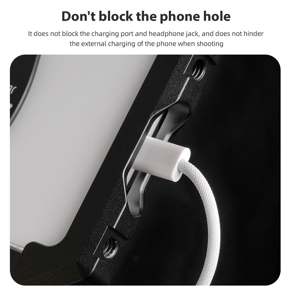 Универсальный комплект для видеосъемки смартфона с двумя ручками, металлическая клетка для телефона, портативное видео для телефона