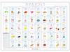 Katakana Stroke Order Chart Stroke Order Enchante's [KATAKANA CHART] Waterproof, A2,
