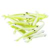 20Pcs Artificial Simulation Silicone Fishing Lure Soft Bait T Tail Soft Worm Accessory