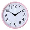 Wall Clock Round Analogue Vintage Home Decor Small Bedroom Kitchen Wall Hanging
