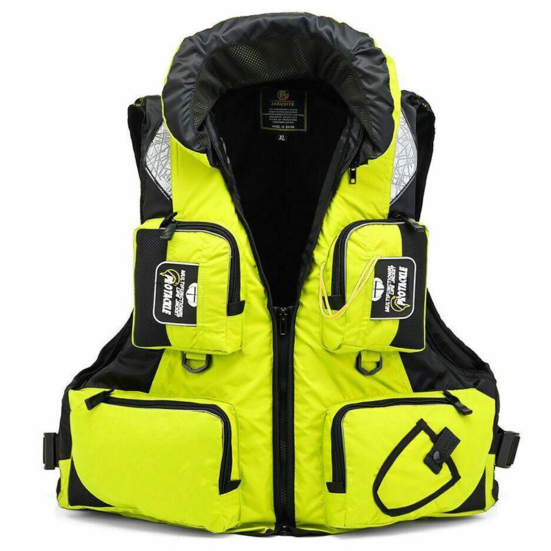 Buoyancy Adult Life Jacket With Detachable Neckline For Sailing And Kayak Safety**