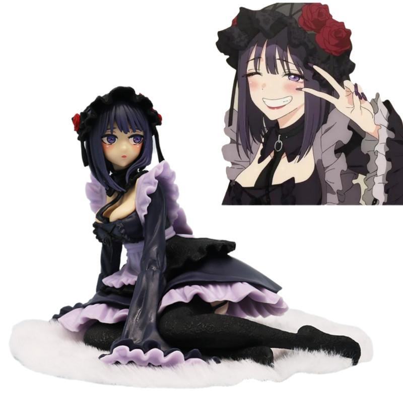 Коллекционная аниме фигурка ручной работы модель статуя ПВХ материал Черная речная капля