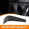 Carbon Fiber Gear Shift Knob Trim Cover For BMW E90 E92 320I 328I 2007-2012