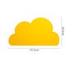 Kitchen Table Cloud Shape Silicone Baby Place Mat Non-slip Heat Resistant Waterproof Dinning    Bowl Plate S