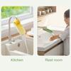 1/2Pcs Faucet Extender for Kids Safe Anti-Slip Design Splash-Proof Cartoon Shape Hand Washing Extension for Bathroom Sink Kitchen