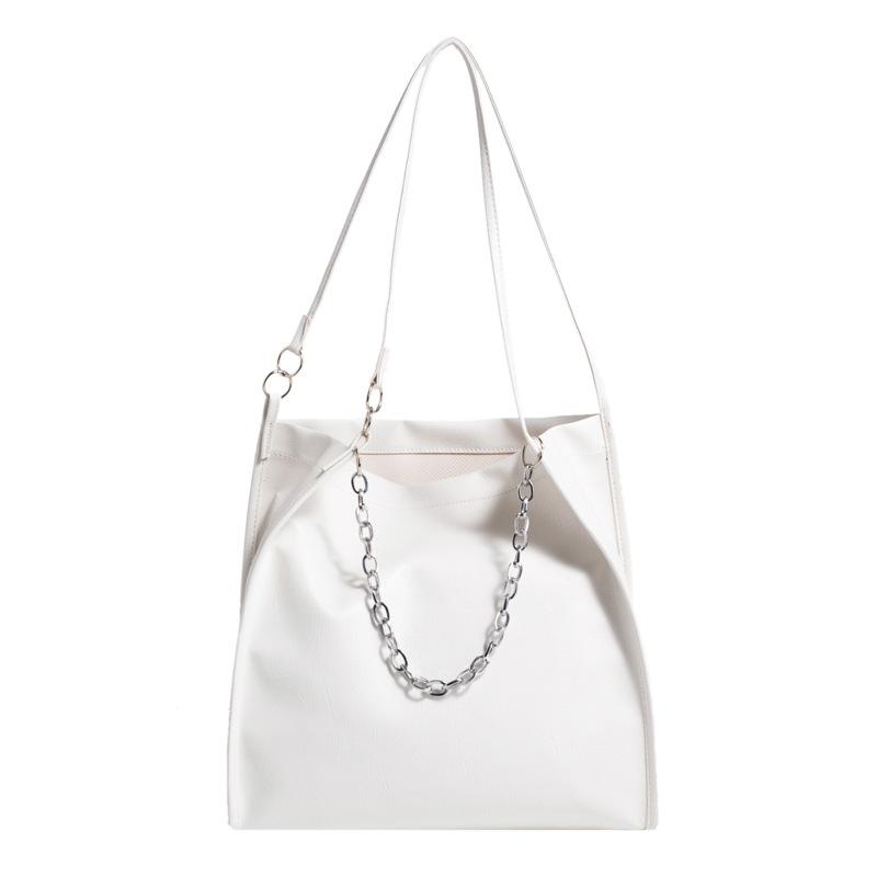Большая вместительная цепочка, большие сумки, женские сумки в этом году, популярная осенне-зимняя сумка для отдыха, сумка-тоут на плечо, подмышка