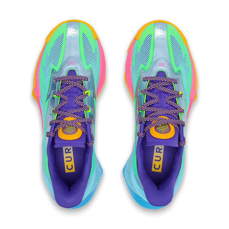 Under Armour CURRY SERIES 7 Амортизирующие, износостойкие низкие баскетбольные кроссовки Унисекс 3027983-465