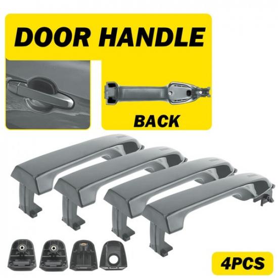 4X Front Rear Left Right Side Exterior Door Handle For 2012-2017 Toyota Camry