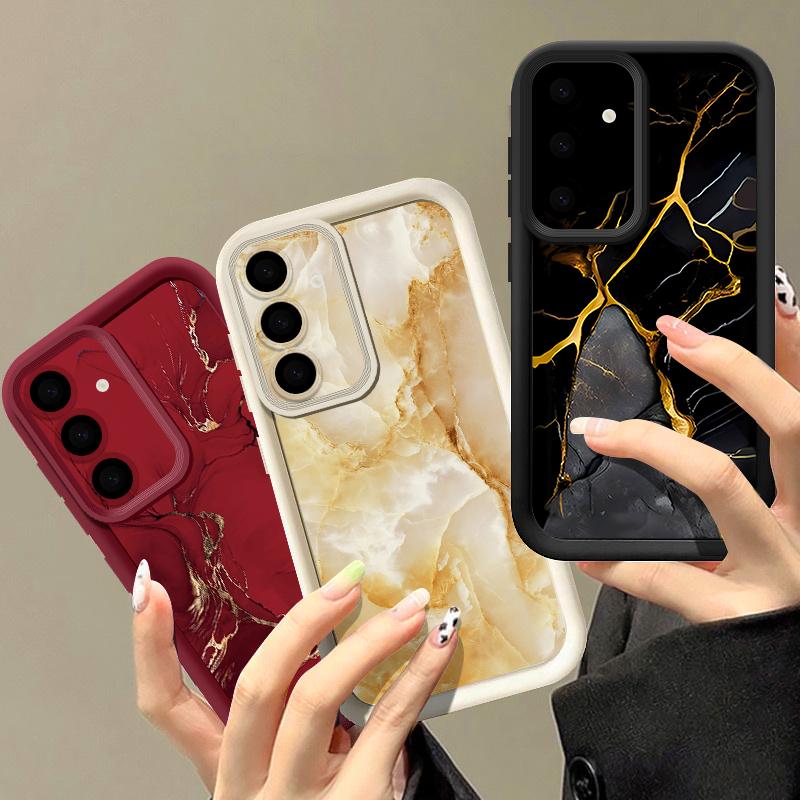 Мраморный Мягкий ТПУ Чехол Для Samsung Galaxy S26 S25 S24 S23 S22 Ultra S23 FE A57 A17 A56 A55 A15 A16 A36 A37 5G Чехол Для Телефона