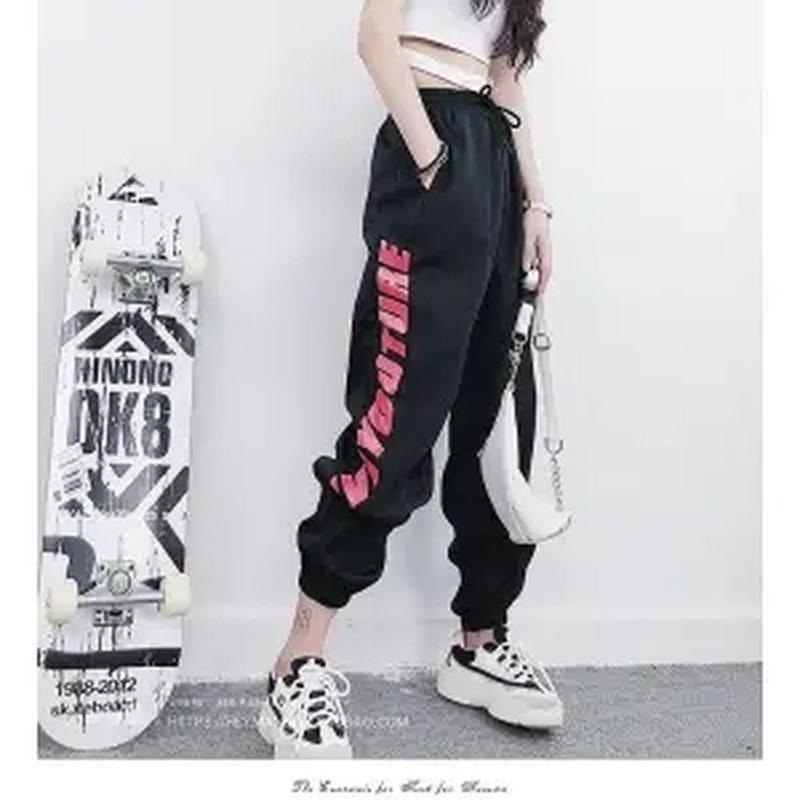 Fashion Women Joggers Casual Loose Side Striped Long Pants Sweatpants Trousers Leggings Sweat Wear