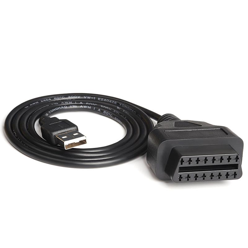 1 шт. Новый 16-контактный OBD-USB-порт зарядного устройства адаптер кабельный разъем диагностический инструмент автомобильные аксессуары