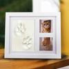 Clay Mold Pet Paw Print Memorial Set Pet Memorial Gift Paw Print Photo Frame  Pet