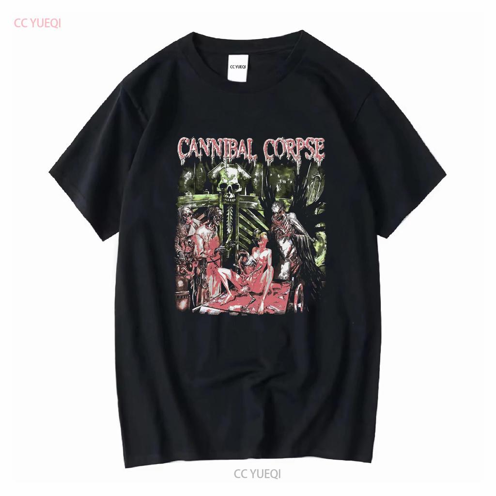 CANNIBAL CORPSE THE WRETCHED SPAWN НОВЫЙ Мерч группы Черная футболка с длинным или коротким рукавом винтажная Стиранная дизайнерская одежда Немного