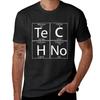 TeCHNo T-Shirt Oversizeds Summer Top Mens Vintage T Shirts