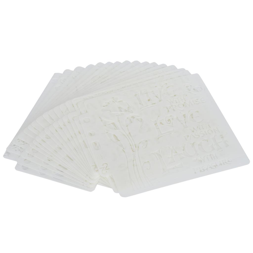 16 шт. шаблон для рисования, полый, точечный рисунок, отвал, буква, узор, декоративная карта