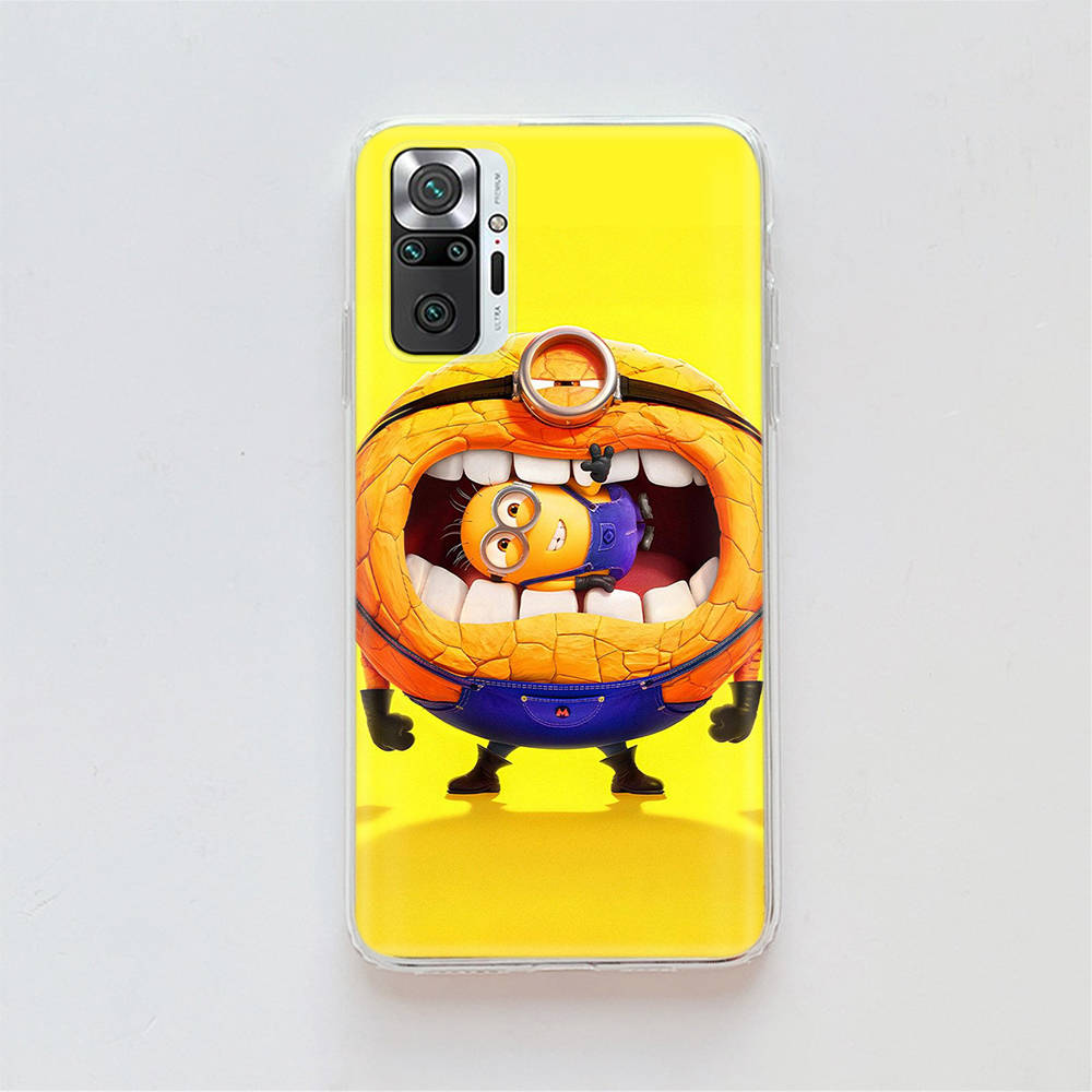 Прозрачный чехол для Samsung A04 A14 A23 A34 A54 M23 M33 M52 M53 Realme Narzo 50 50I 50a Prime C35 C55 C30S 10 9 Pro M-76 Милые миньоны