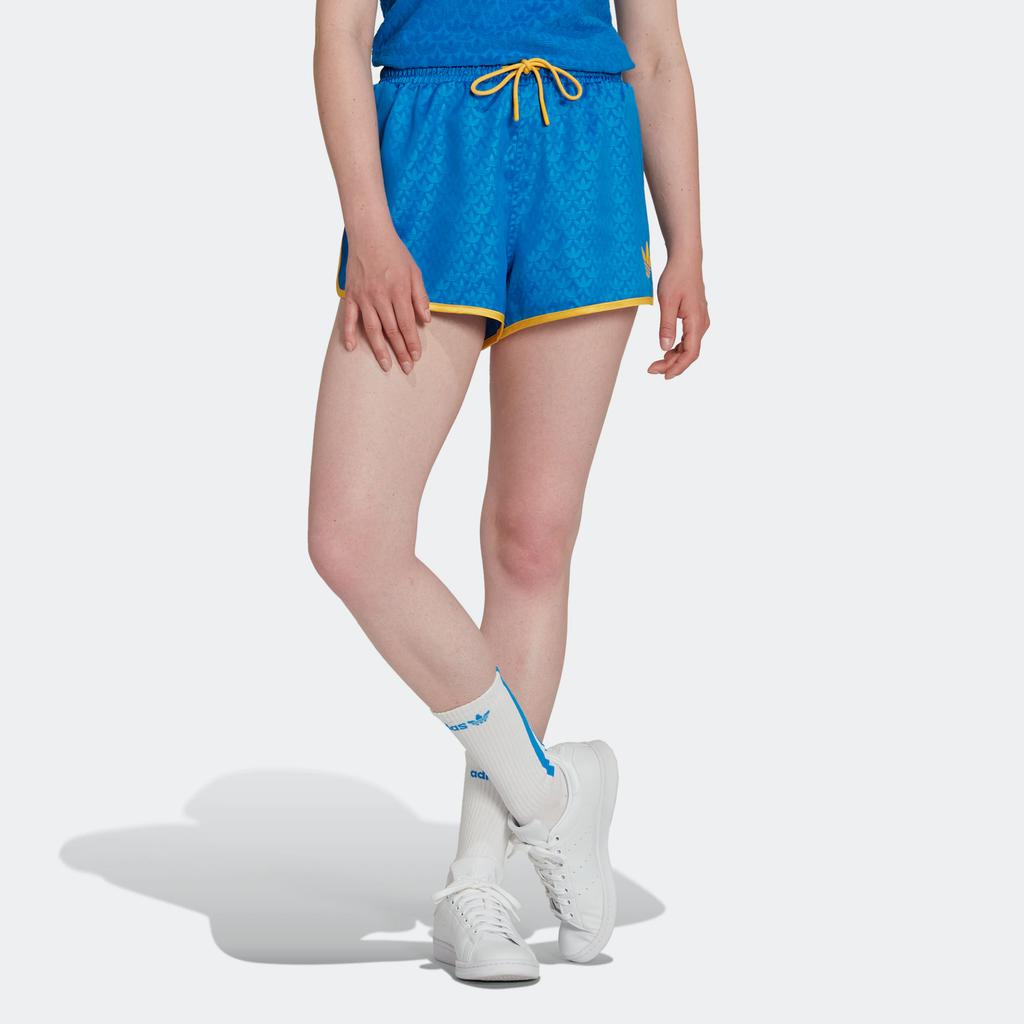 adidas Originals Heritage Now Монограмма Повседневные шорты Женские Синие IB2063