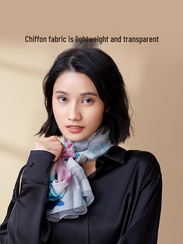 100% Mulberry Silk Versatile Scarf & Shawl