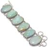 Aquateen Gemstone Handmade Ethnic 925 Silver Bracelet 7-8" JCB353-42